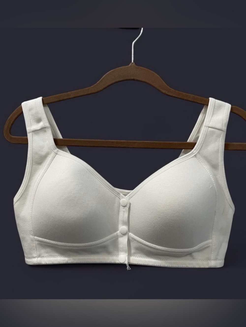 Front-Closure Comfort Bra Set of 3 - 95% cotton - Picture 8 of 14